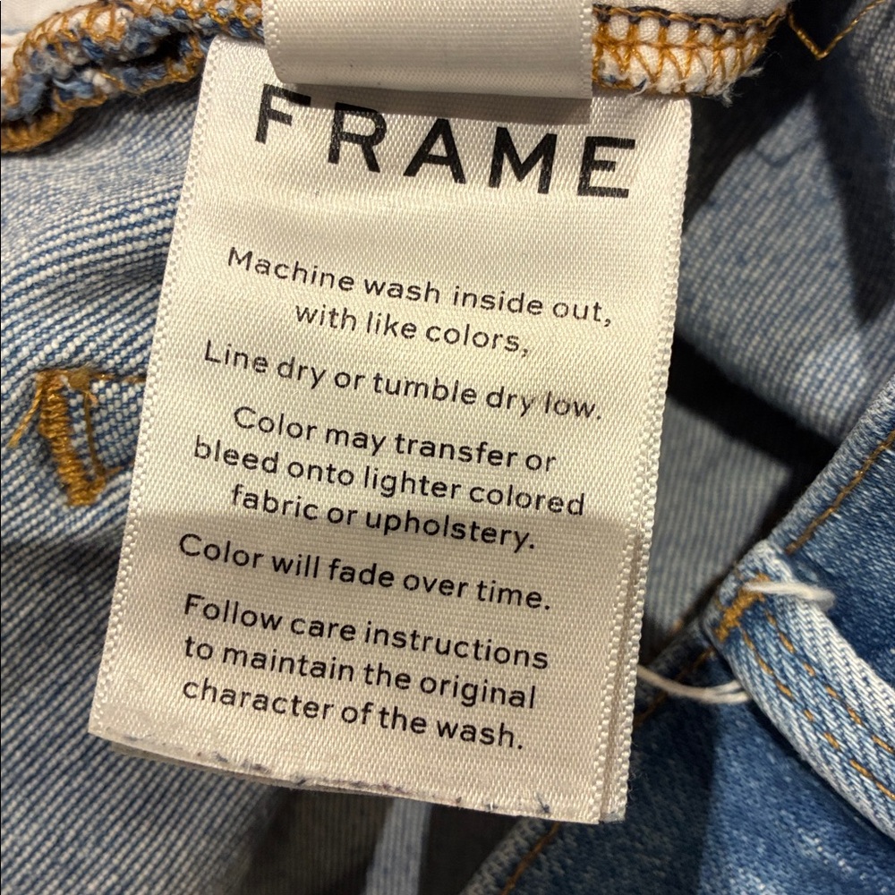 Frame (31) Ali High Rise Cigarette Jeans in Opus - Picture 9 of 9